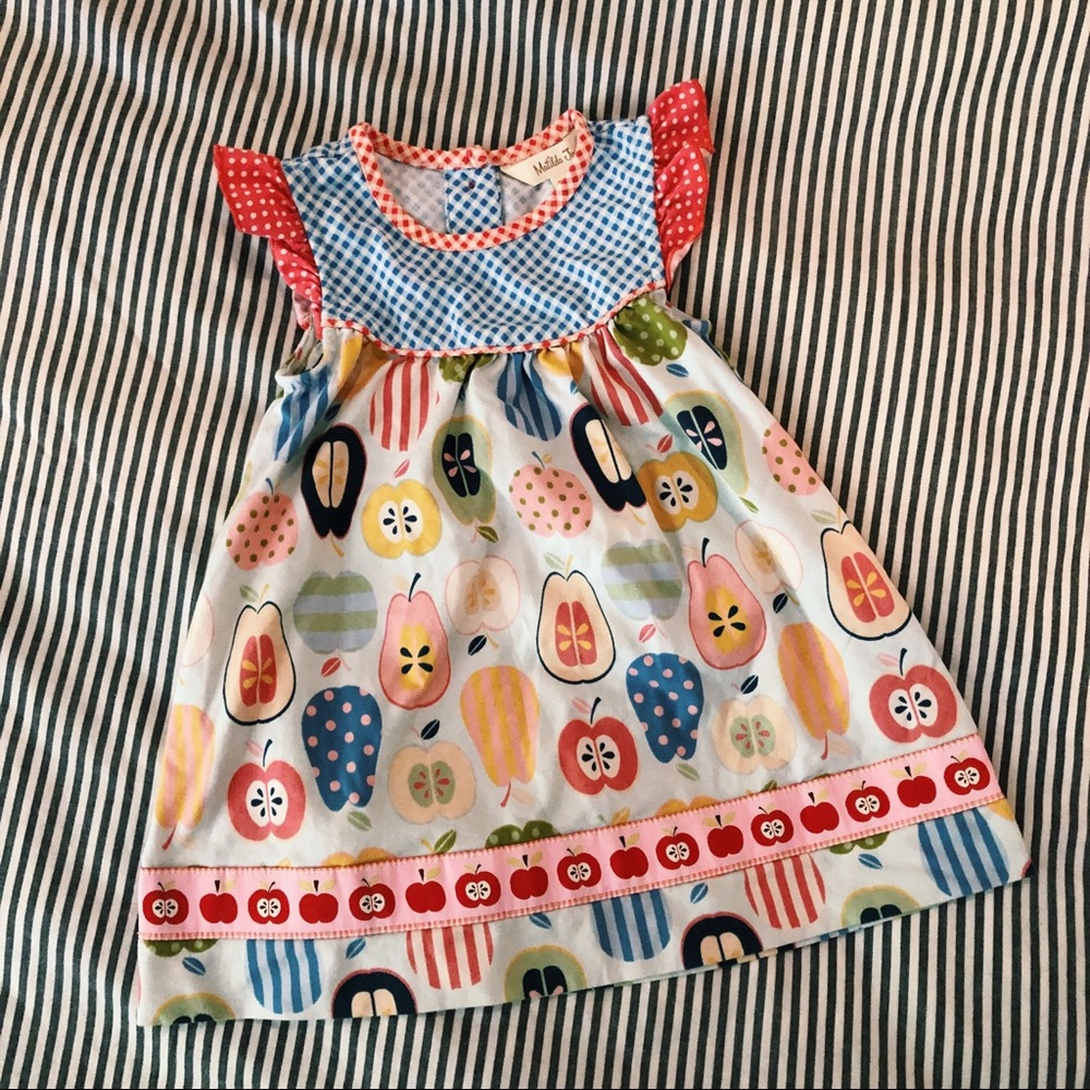 Matilda Jane apple print dress! Perfect for fall